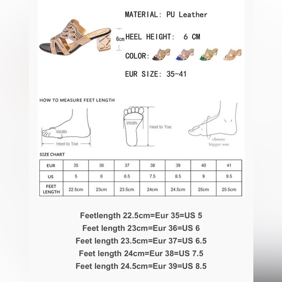 JEWELED HEELS GOLD, GREEN, PINK AND AMBER COLORED GEMS MIRRORED HEELS SIZE 38 - Picture 6 of 12